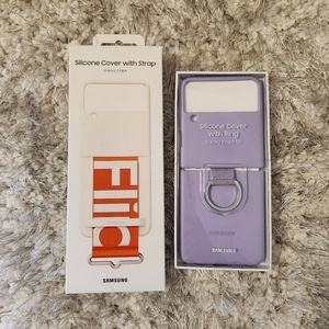 SAMSUNG Galaxy Z Flip3 and Z Flip4 Silicone Protective Covers